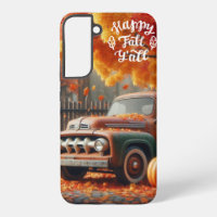 Rustic/vintage autumn farm truck