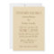 Rustic | Vintage| Brown Beige Wedding Announcement