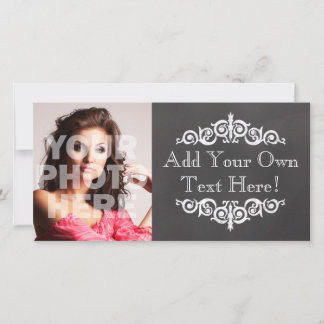 Rustic Vintage Chalkboard Custom Personalized