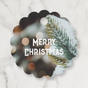 Rustic Vintage Christmas  Favour Tags