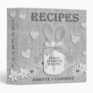 Rustic Vintage Country Black and Whit Binder