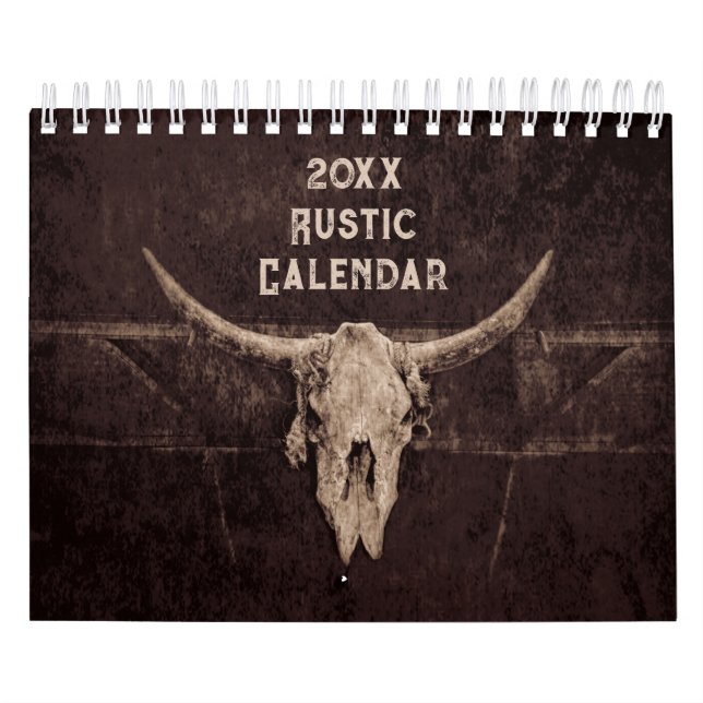Rustic Vintage Country Farm Art 2024 Calendar (Cover)
