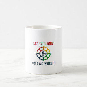 Rustic Vintage Cycling Coffee Mug