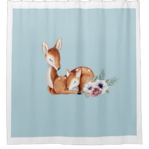 Rustic Vintage Deer Forest Floral