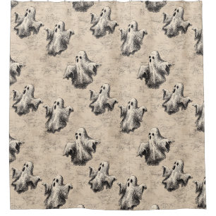 Rustic Vintage Ghost Pattern