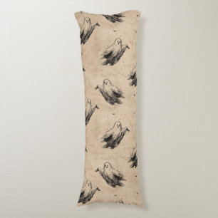 Rustic Vintage Ghost Pattern (2) Body Pillow