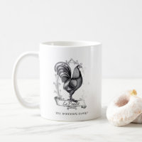 Rustic Vintage Hen Family Name Farm 