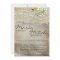Rustic Vintage Lace Distressed Wedding Invitation