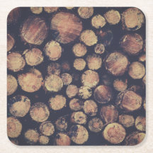 Rustic Vintage Log Pile