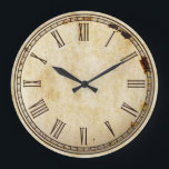 Rustic Vintage Roman Numeral Clock Face<br><div class="desc">Digital art designed to resemble a rustic,  vintage Roman Numeral,  clock face with rust spots scattered around. 

 Optionally customize this design with your your photo,  artwork or text by clicking on the 'Customize It' button.</div>