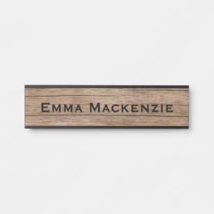 Rustic Vintage Wood Door Signs Sign Name Plate