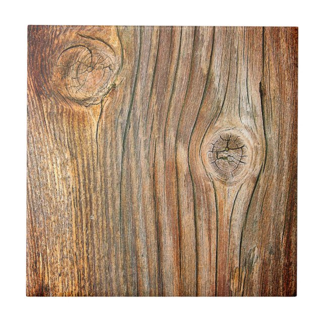 Rustic Vintage Wood Tile (Front)