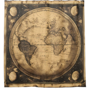 Rustic Vintage World Map Globe (6)
