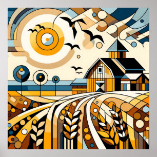 Rustic Vortex Poster