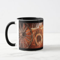 Rustic Wagon Wheel Horseshoes Western Style