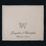 Rustic Warm Beige Monogram Names Newlywed Wedding Duvet Cover<br><div class="desc">Rustic Warm Beige Monogram And Names Newlywed Wedding King Size Duvet Cover. Personalized warm beige and grey monogrammed duvet cover. Classic elegant script for the initial, the names of the bride and groom and wedding date on a classic warm beige background. Perfect gift for newly weds, or beautiful for your...</div>