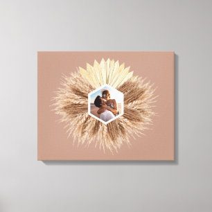Rustic Warm Neutral Colours Photo Design Canvas Print