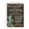 Rustic Watercolor Cactus Barn Wood Bridal Shower