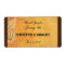 Rustic Watercolor Daisies Water Bottle Label