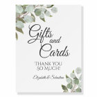 Rustic Watercolor Eucalyptus Wedding Gifts & Cards