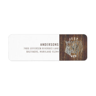 Rustic Watercolor Horaires Just Wed Adresse de ret