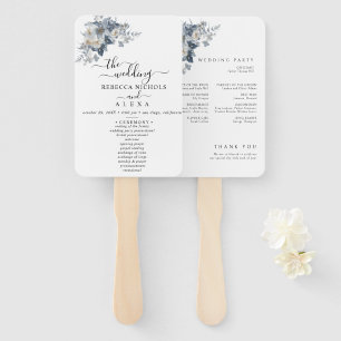 rustic watercolor illustration of a floral  hand fan