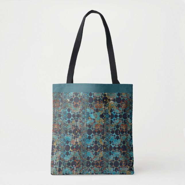 Rustic Waves Tote Bag (Front)