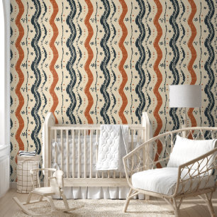 Rustic Waves Wallpaper