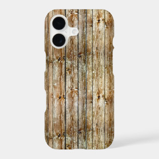 Rustic Weathered Brown Wood Plank Seamless Pattern