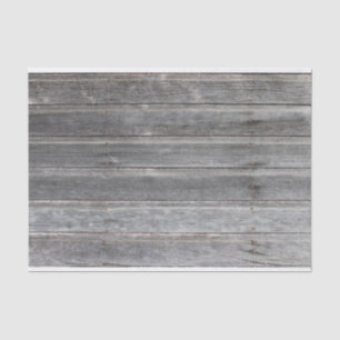 Rustic Weathered Wood Wall Tissue Paper