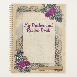 Rustic Wedding Bridesmaid Wedding Gift Idea Planner