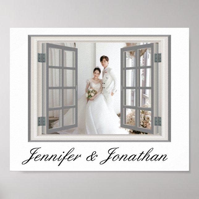 Rustic Wedding Fabulous Photo Template Poster (Front)