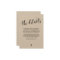 Rustic Wedding Information Details Card