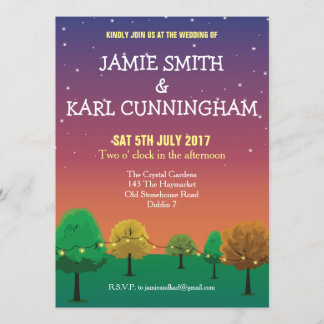 Rustic Wedding Invitation