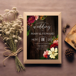 Rustic Wedding Invitation
