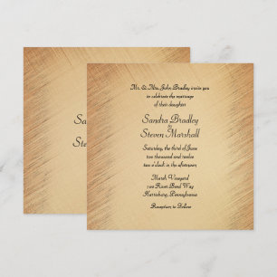 Rustic Wedding Invitation
