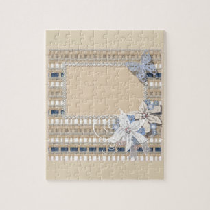 Rustic , wedding jigsaw puzzle