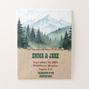 rustic wedding jigsaw puzzle