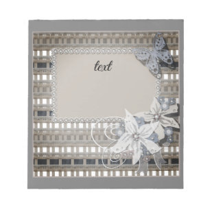 Rustic  , wedding notepad