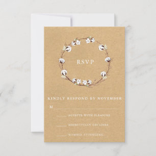Rustic Wedding RSVP
