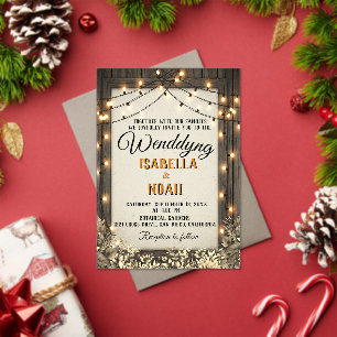 Rustic Wedding with Vintage Flowers and Foliage Acrylic Invitations