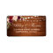Rustic Wedding Wood Lights Floral Address