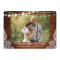 Rustic Wedding Wood Lights Lace Save the Date