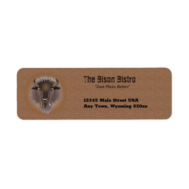 Rustic Westen Plains Bison (Front)