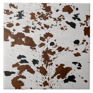 Rustic Western Animal Hide Tile