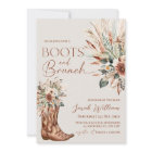 Rustic Western Boots Brunch Bridal Shower