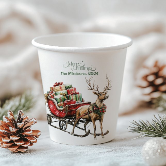 Rustic Western Christmas  Paper Cups (Creator Uploaded)
