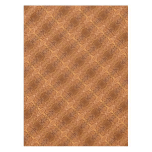 rustic western country cowboy tooled leather tablecloth