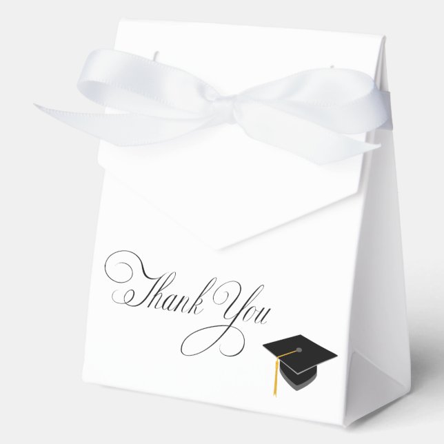 Rustic Western Graduation party Favor Box (Front)