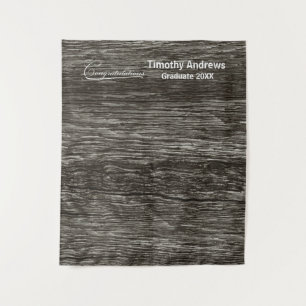 Rustic Western Graduation weathered BD backdrop Tapestry